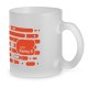 Caneca Fosca de Vidro 340ml Personalizada Caneca Fosca de Vidro 340ml Personalizada