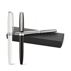 Roller em metal com escrita em preto Personalizado