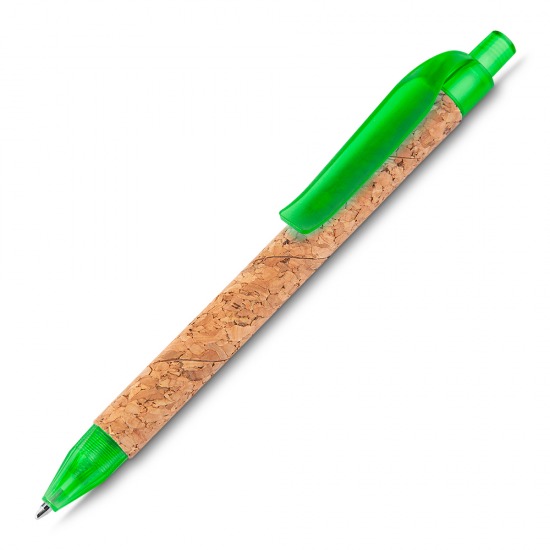 Caneta Corpo em Cortiça e Detalhes em plástico para Brinde Caneta Corpo em Cortiça e Detalhes em plástico para Brinde