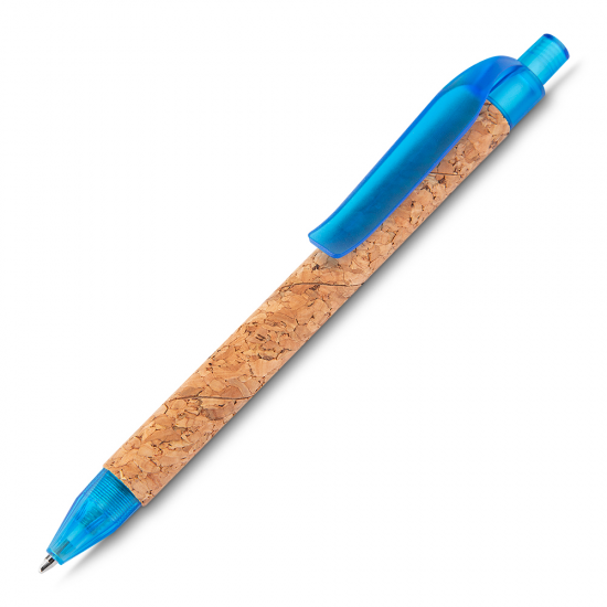 Caneta Corpo em Cortiça e Detalhes em plástico para Brinde Caneta Corpo em Cortiça e Detalhes em plástico para Brinde