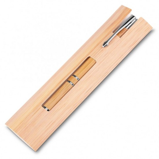 Caneta Ecológica de Bambu com Estojo Promocional para Brinde Caneta Ecológica de Bambu com Estojo Promocional para Brinde