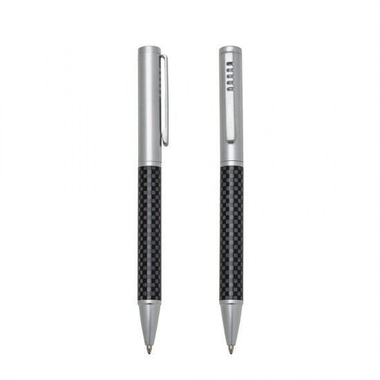 Caneta Metal Prata Fosca Personalizada Caneta Metal Prata Fosca Personalizada