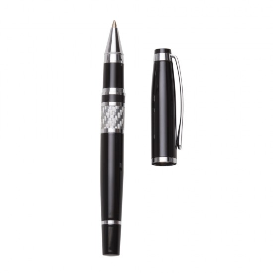 Caneta Metal Roller Preta Personalizada Caneta Metal Roller Preta Personalizada