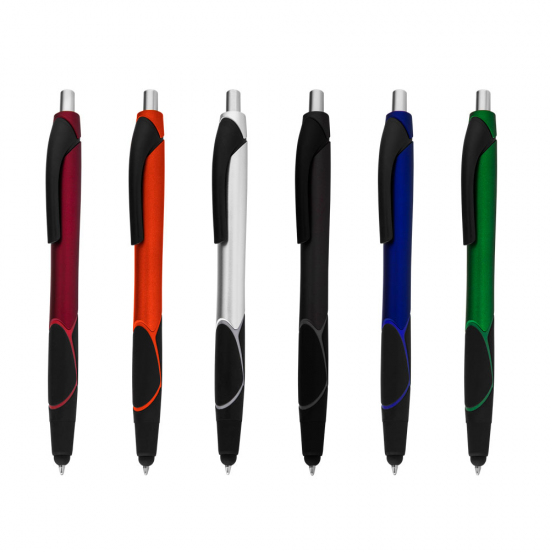 Caneta Plástica com Ponta Touch Personalizada Caneta Plástica com Ponta Touch Personalizada
