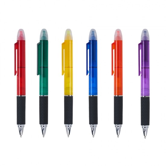 Caneta Plástica Marca Texto Personalizada para Brinde Caneta Plástica Marca Texto Personalizada para Brinde