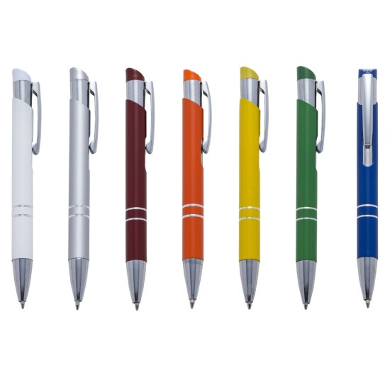 Caneta Semi-Metal com Logo Caneta Semi-Metal com Logo