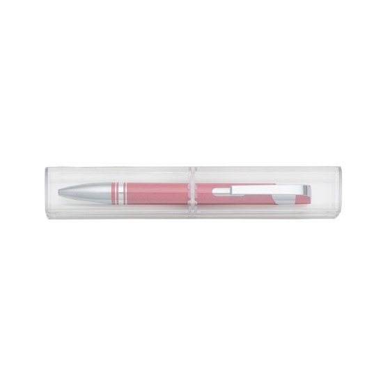 Caneta Semimetal com Tubo Personalizada Caneta Semimetal com Tubo Personalizada