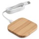 Carregador Indução Wireless de Bambu Personalizado Carregador Indução Wireless de Bambu Personalizado