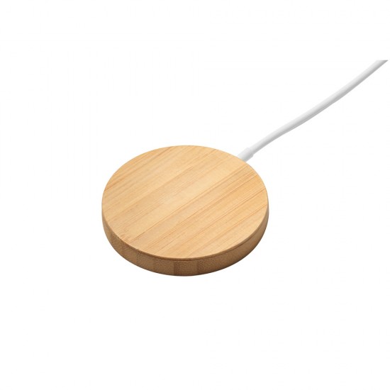Carregador por Indução em Bambu Personalizado Carregador por Indução em Bambu Personalizado