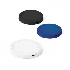 Carregador por indução (wireless) super-rápido em ABS e silicone 15W Personalizado