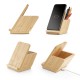 Carregador por indução (wireless) super-rápido em bambu 15W Personalizado