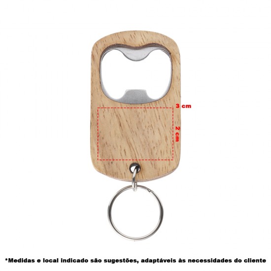 Chaveiro Abridor Madeira Personalizado Chaveiro Abridor Madeira Personalizado