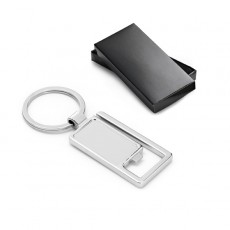 Chaveiro em metal com abridor de garrafas Personalizado