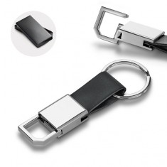 Chaveiro em c.sintético e metal com mosquetão Personalizado