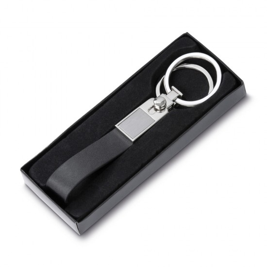 Chaveiro de Metal com Couro Sintético Personalizado Chaveiro de Metal com Couro Sintético Personalizado