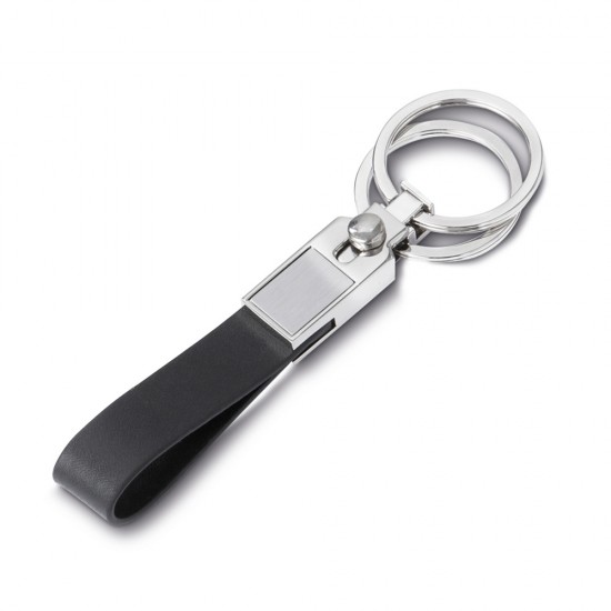 Chaveiro de Metal com Couro Sintético Personalizado Chaveiro de Metal com Couro Sintético Personalizado