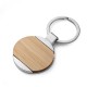 Chaveiro de Metal e Bambu Personalizado Chaveiro de Metal e Bambu Personalizado