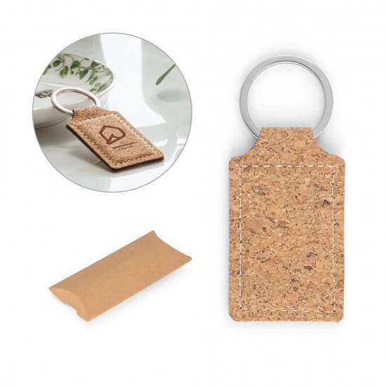 Chaveiro em Cortiça Personalizado Chaveiro em Cortiça Personalizado