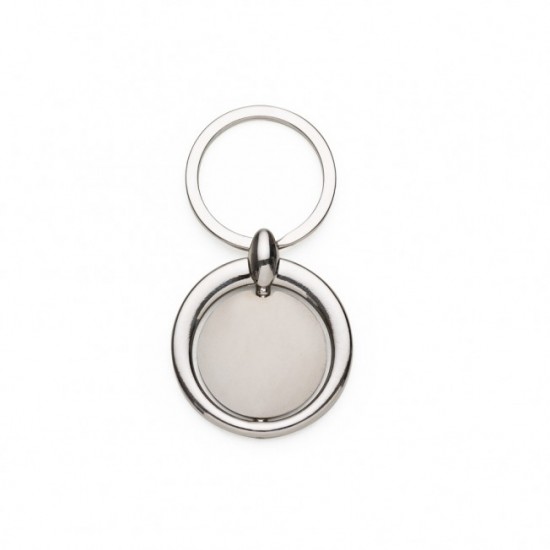 Chaveiro Metal Redondo Giratório para Brinde Personalizado Chaveiro Metal Redondo Giratório para Brinde Personalizado
