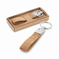 Chaveiro em cortiça e metal Personalizado