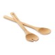 Conjunto de 2 Talheres em Bambu Personalizado Conjunto de 2 Talheres em Bambu Personalizado
