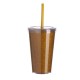 Copo de Acrílico 550ml com Canudo Personalizado Copo de Acrílico 550ml com Canudo Personalizado