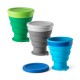 Copo de viagem em silicone e PP 400 mL Personalizado