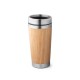Copo de Viagem em Bambu e Inox Personalizado Copo de Viagem em Bambu e Inox Personalizado