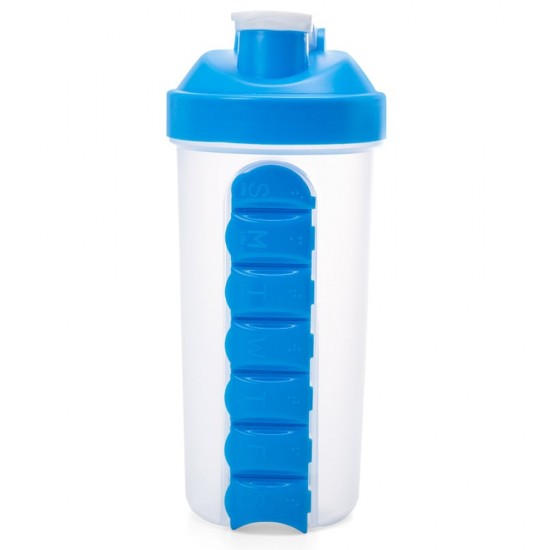 Coqueteleira com Porta Comprimido Personalizada Coqueteleira com Porta Comprimido Personalizada