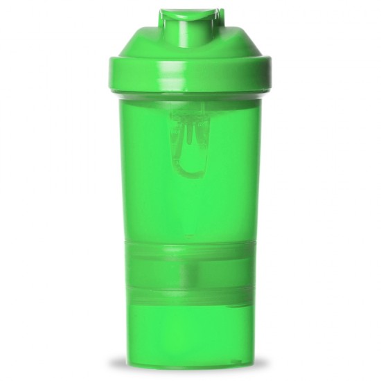 Coqueteleira com Porta Suplementos Personalizada Coqueteleira com Porta Suplementos Personalizada