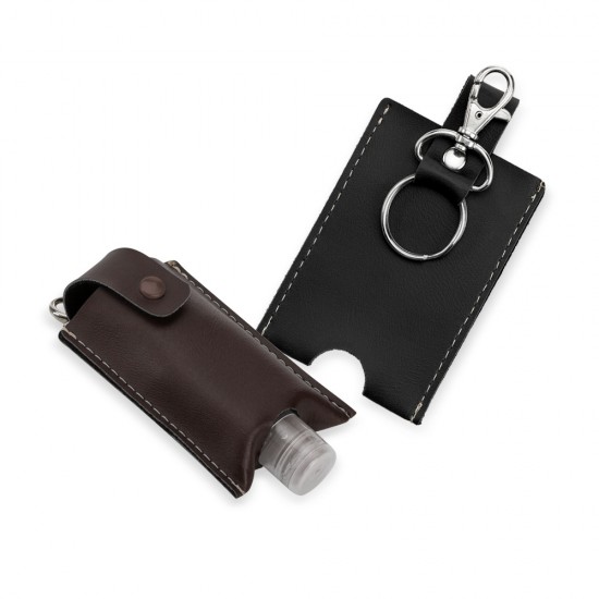 Estojo Porta Álcool Gel com Chaveiro Mosquetão Personalizado Estojo Porta Álcool Gel com Chaveiro Mosquetão Personalizado