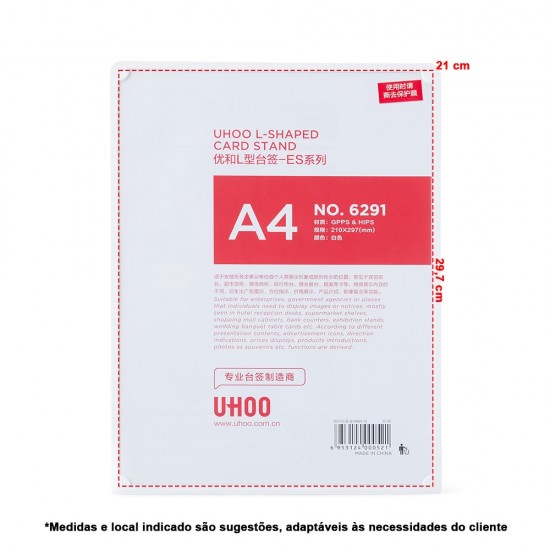 Expositor Porta Retrato A4 Personalizado Expositor Porta Retrato A4 Personalizado