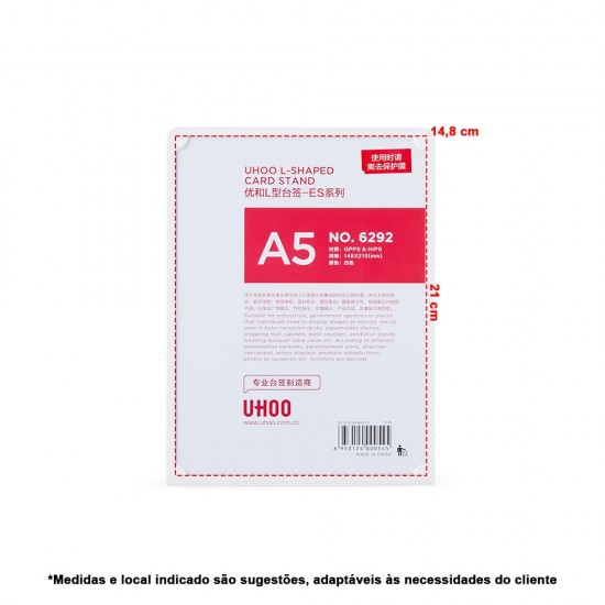 Expositor Porta Retrato A5 Personalizado para Brindes Expositor Porta Retrato A5 Personalizado para Brindes