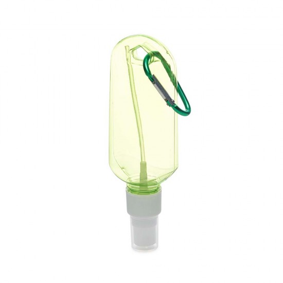 Frasco Plástico 100ml com Mosquetão Personalizado Frasco Plástico 100ml com Mosquetão Personalizado