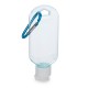 Frasco Plástico 55ml com Mosquetão Personalizado Frasco Plástico 55ml com Mosquetão Personalizado