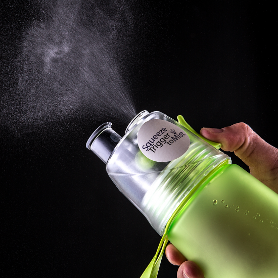 Garrafa Plástica com Spray Personalizada Garrafa Plástica com Spray Personalizada