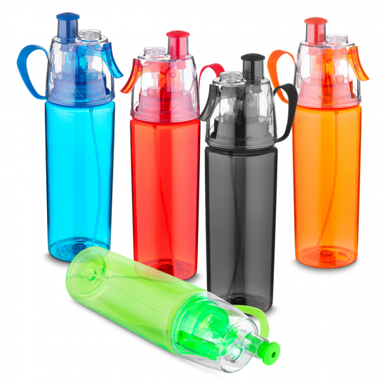 Garrafa Plástica com Spray Personalizada Garrafa Plástica com Spray Personalizada