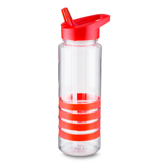 Garrafa Plástica e Canudo Personalizada Garrafa Plástica e Canudo Personalizada