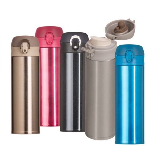 Garrafa Térmica 450ml com Logo Garrafa Térmica 450ml com Logo