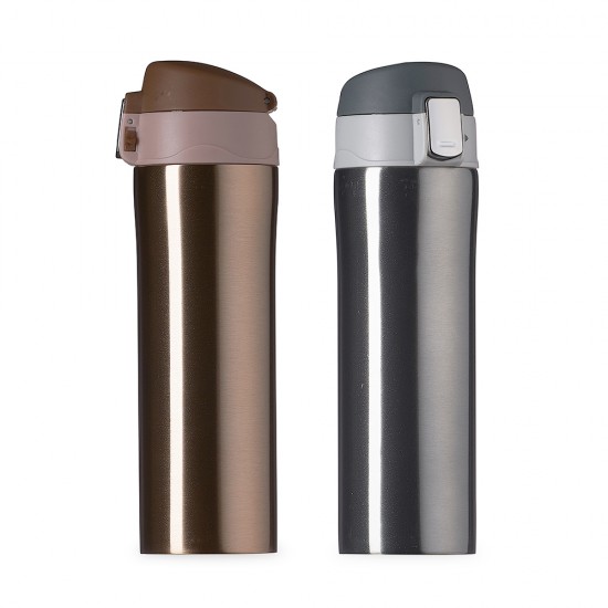 Garrafa Térmica Metal 450ml Personalizada Garrafa Térmica Metal 450ml Personalizada