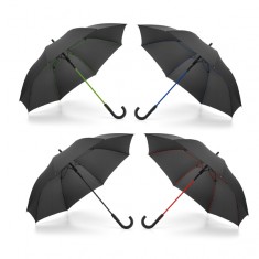 Guarda-chuva em pongee 190T com abertura automática Personalizada