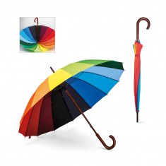 Guarda-chuva arco-íris em 190T pongee Personalizada