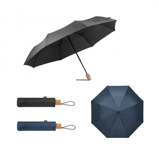 Guarda-chuva em rPET Dobrável Personalizado Guarda-chuva em rPET Dobrável Personalizado