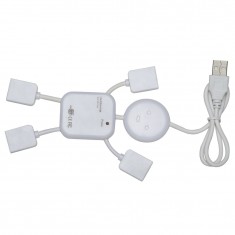 Hub Boneco com 4 Entradas USB Personalizado