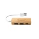 Hub em Bambu Personalizado Hub em Bambu Personalizado