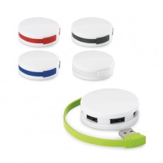 Hub USB 2'0 em ABS com 4 portas Personalizado