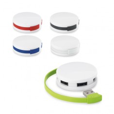 Hub USB 2'0 em ABS com 4 portas Personalizado