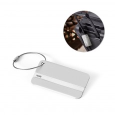 Identificador de bagagem em alumínio com cordão Personalizado