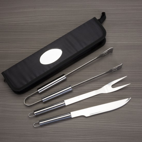 Kit Churrasco 3 peças Personalizado Kit Churrasco 3 peças Personalizado