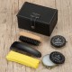 Kit Engraxate com 5 peças Estojo em Couro Sintético Personalizado Kit Engraxate com 5 peças Estojo em Couro Sintético Personalizado